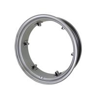 9x28 6 Clamp Rim - Silver Mist